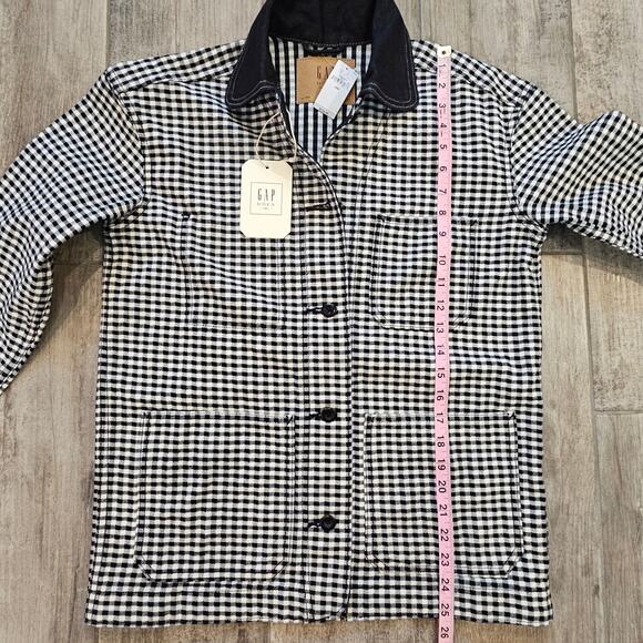 Women's Black and White Utility Jacket - Picture 6 of 16